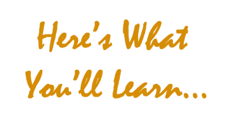 Here's What You Will Learn Image-Here's What You Will Learn